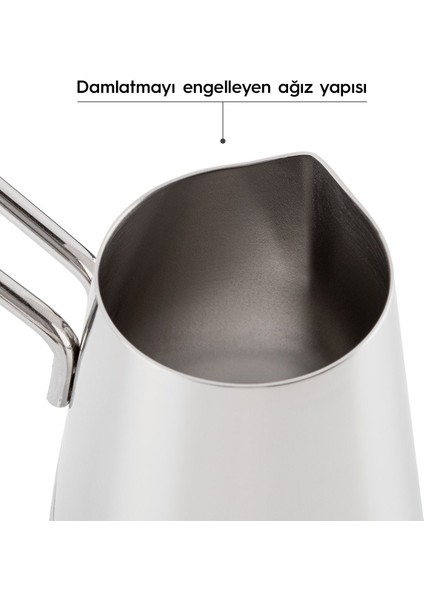 Paslanmaz Çelik 4 Parça Standlı Cezve Seti, Dayanıklı ve Şık Mutfak Aksesuarı modelleri