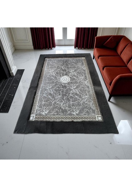 Modern Mermer Desenli Peluş Halı, Şık Ofis ve Ev Halısı modelleri