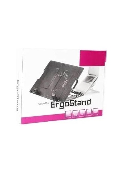 Işıklı Fanlı Standlı 17 Inç 5 Kademeli Notebook Soğutucu Stand