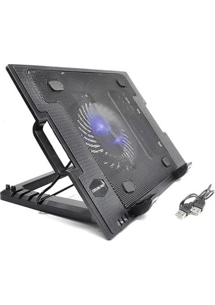Işıklı Fanlı Standlı 17 Inç 5 Kademeli Notebook Soğutucu Stand fiyatları