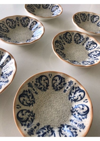 Mor Viento Serisi Çay Tabağı 6'lı Set, Şık ve Zarif Tasarım