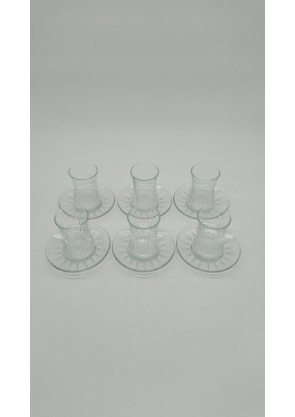 Beyaz 12 Parça Çay Takımı, Şık ve Zarif Ev Dekoru Için Ideal Seçim