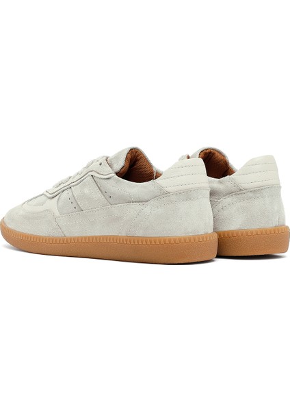 Kadın Bej Bağcıklı Süet Deri Sneaker 25AFD370810 indirimleri