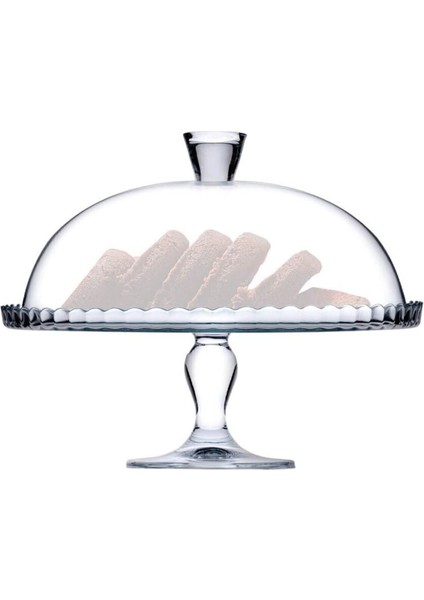 Kahverengi Ayaklı Kek Fanusu, Şık ve Kullanışlı Mutfak Gereci