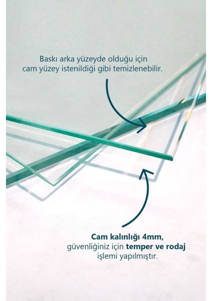 Gold Şeritli Yapay Zeka Atatürk Portresi Cam Tablo, Ev ve Ofis Dekoru, Hediyelik Duvar Dekorasyonu
