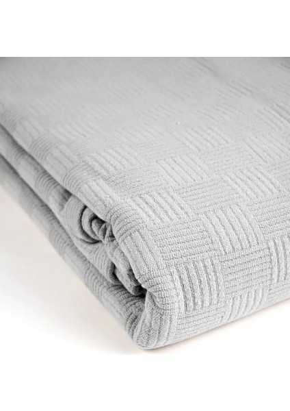 Yüksek Kaliteli 100% Pamuk Çift Kişilik Kare Desenli Beyaz Pike modelleri