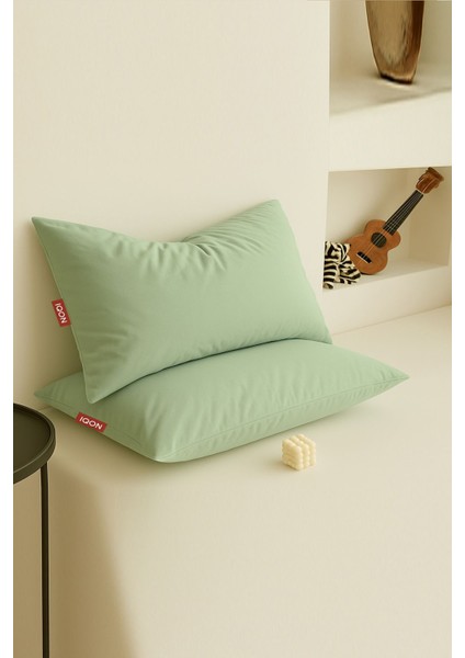 Renkli Yastık Kılıfı 12'li Set, Mavi, Pembe, Lila, Gri, Çağla, Gülkurusu