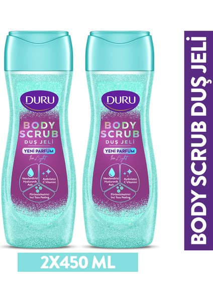 Body Scrub Ice Lıght Duş Jeli 2X450 ml