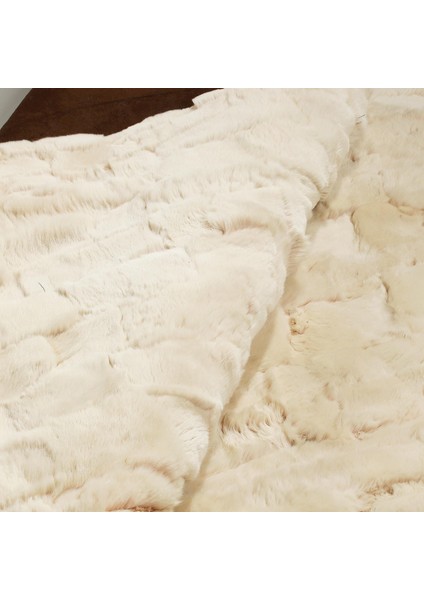 Krem Rex Tavşan Halısı - Yumuşak Salon Halısı, Kaymaz Taban Halı fiyatları