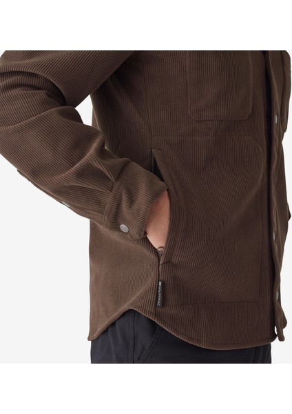 Solognac Erkek Uzun Kollu Avcı Gömleği - Kahverengi - Avcılık ve Doğa Gözlemi - 500 indirimleri