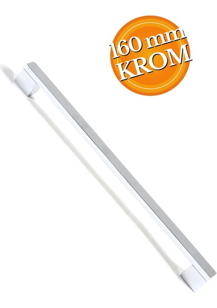 160 mm Köprü Kulp Krom Mobilya Çekmece Vestiyer Mutfak Dolap Kulbu