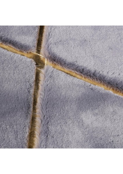 Gri Tonlarında Modern Peluş Halı, Yumuşak Salon Halısı indirimleri