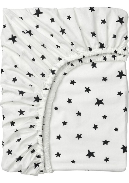 Tek Kişilik Lastikli Çarşaf, Beyaz ve Siyah Renk Seçenekleriyle Rahat Uyku