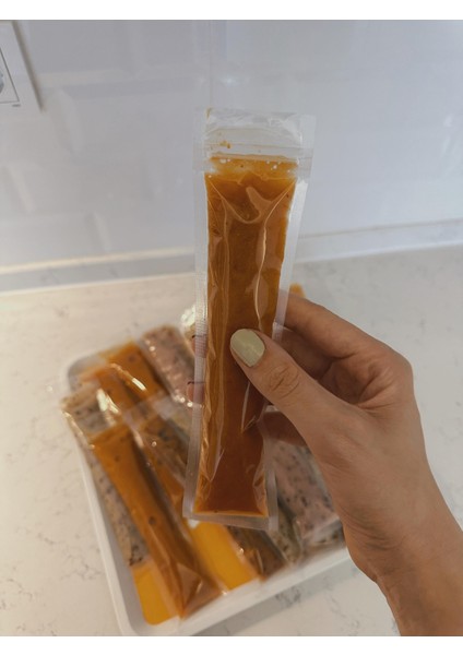 Tek Kullanımlık Meybuz Poşeti 40 Adet (5. 5X22 Cm)- 5 Adet Bakır Metal Kavanoz Poşet modelleri