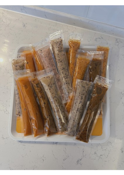 Tek Kullanımlık Meybuz Poşeti 40 Adet (5. 5X22 Cm)- 5 Adet Bakır Metal Kavanoz Poşet fırsatları