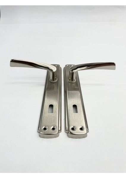 Bravo Oda Kapı Kolu - Aynalı Nikel Saten - 1 Takım -No :3 fiyatları