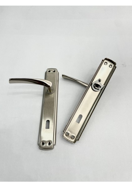 Bravo Oda Kapı Kolu - Aynalı Nikel Saten - 1 Takım -No :3 modelleri