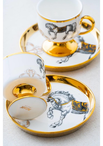 Renkli 2 Kişilik Kahve Fincanı Takımı, 90 Ml, Şık ve Kullanışlı Set fırsatları