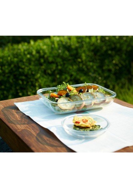 Yuvarlak Cam Saklama Kabı 1750 Ml, Dayanıklı ve Şeffaf, Güvenle Saklama Için Ideal fiyatları