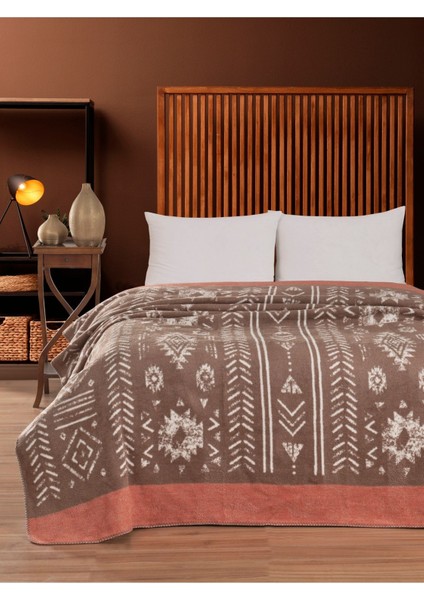 Ekru Pamuklu Çift Kişilik Yatak Battaniyesi, Rahat ve Şık Tasarım fiyatları