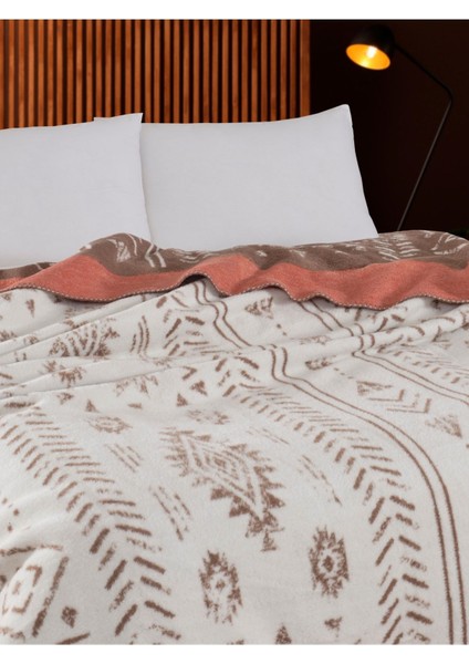 Ekru Pamuklu Çift Kişilik Yatak Battaniyesi, Rahat ve Şık Tasarım modelleri