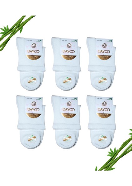 Premium Dikişsiz Kadın Bambu Y. Konç Çorap 6'lı Set