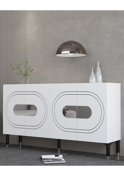 Demetct (KB150) Konsol Beyaz-Gümüş fiyatları