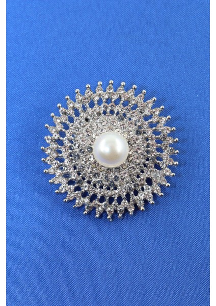 Gümüş Renk Incili Retro Güneş Broş. Kristal Taşlı Tasarım Güneş Broş. Yaka Iğnesi Broş. Güneş Broş fırsatları