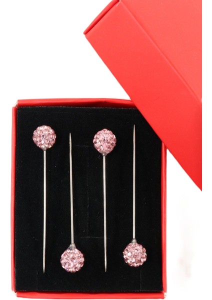 4’lü Pembe Taşlı Eşarp Iğnesi. Şal Iğnesi. Türban Iğnesi. Başörtü Iğnesi. Eşarp ve Şal Iğnesi. modelleri