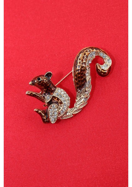 Zirkon Taşlı Sincap Broş. Yaka Iğnesi Kelebek Broş. Taşlı Broş. Kadın Broş, Erkek Broş. Sincap Broş. modelleri