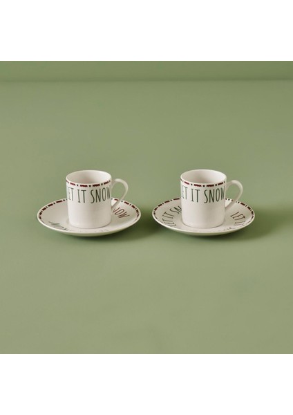 Kahverengi 2'li Kahve Fincan Takımı, 70 Cc, Şık ve Kullanışlı Set