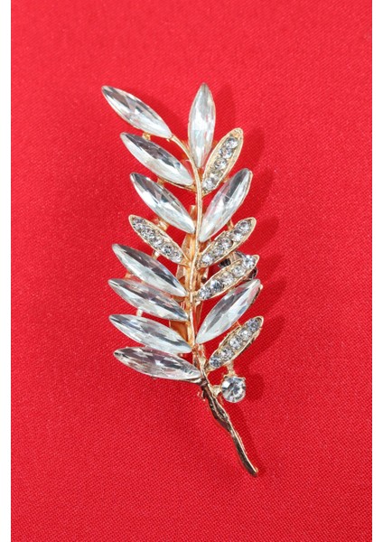 Gold Renk Pırlantalı Buğday Başağı Broş. Taşlı Tasarım Broş. Yaka Iğnesi Broş. Buğday Başağı Broş. fiyatları