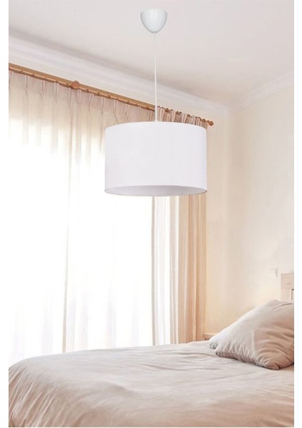 Iç Mekân Için Şık, Sade Silindir Sarkıt Avize, 30 cm Çap, Modern Tasarım