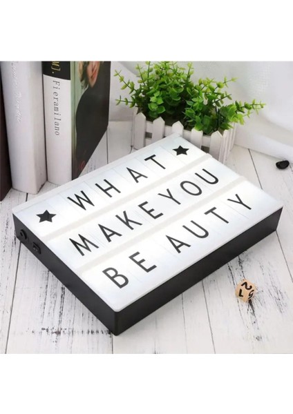 A5 Boyut Sinematik Işık Kutusu Dekorasyon ve Aydınlatma Aksesuarı