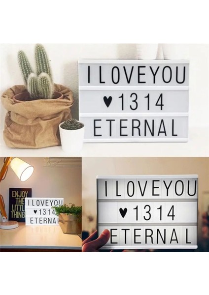 A5 Boyut Sinematik Işık Kutusu Dekorasyon ve Aydınlatma Aksesuarı modelleri