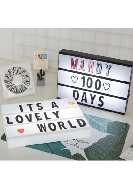 A5 Boyut Sinematik Işık Kutusu Dekorasyon ve Aydınlatma Aksesuarı indirimleri