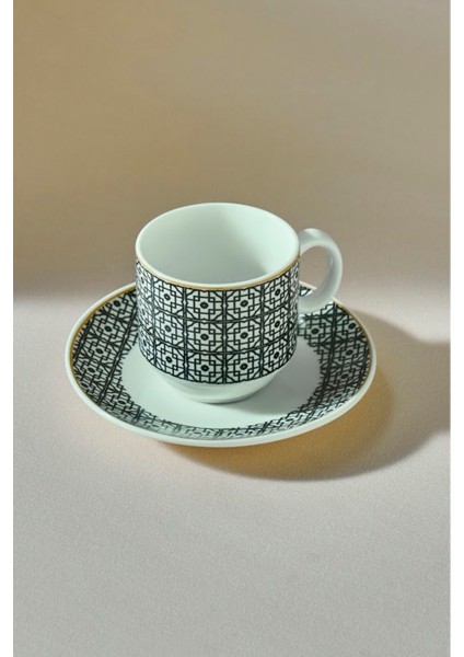 Altı Kişilik Şık Kahve Fincan Seti, 80 Ml, Siyah Renkli, Kaliteli ve Zarif Tasarım modelleri