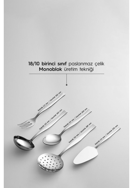 Şık 5 Parça Paslanmaz Çelik Servis Takımı, Modern ve Zarif Tasarım fiyatları