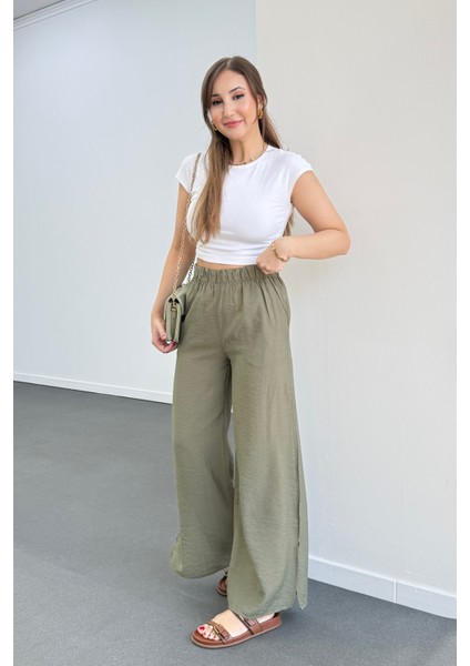 Valaya Yanı Yırtmaçlı Rahat Pantolon fiyatları