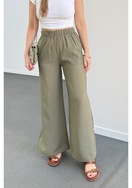 Valaya Yanı Yırtmaçlı Rahat Pantolon modelleri