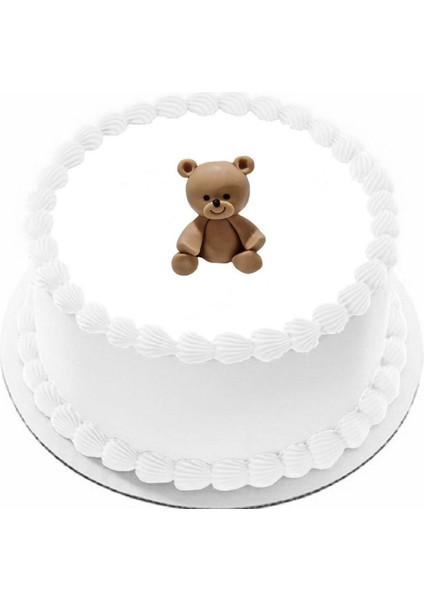 Şeker Hamurundan Pasta Tamamlayıcı Ayıcık Modeli