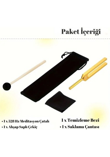 528 Hz Meditasyon ve Rahatlık Akort Solfej Çatalı Yoga Terapi Tuning Fork Enerji Çakra Sevgi Frekans fiyatları