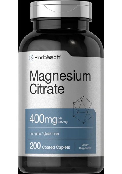Magnesium Citrate 400 mg 200 Caplets