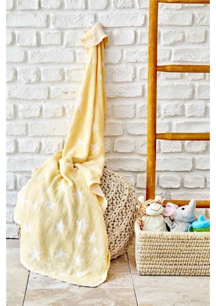 Yumuşak ve Rahat Bebek Pike, Sarı, Konforlu ve Sevgi Dolu Uyku Için Ideal