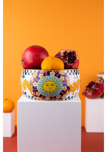 Çok Renkli Emaye Salata ve Sunum Kasesi, Şık ve Renkli Mutfak Gereçleri