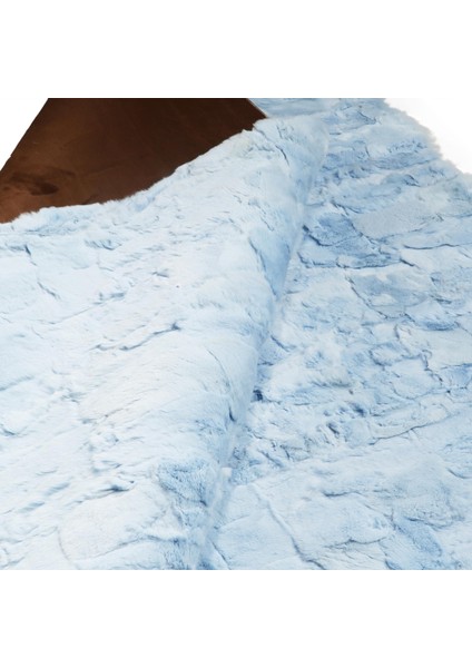 Açık Mavi Rex Tavşan Halı, Hakiki Rex Kürk Halı, Lüks Salon Halısı modelleri