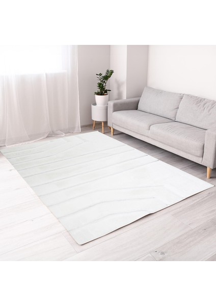 Beyaz Yumuşak Peluş Halı - Şık Yatak Odası Halısı, Kaymaz Taban Halı fiyatları