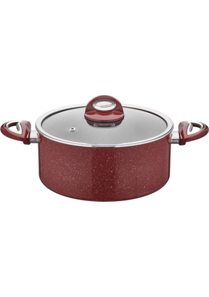 Derin Tencere 24 Cm, Kahverengi, Dayanıklı ve Şık Mutfak Gereci