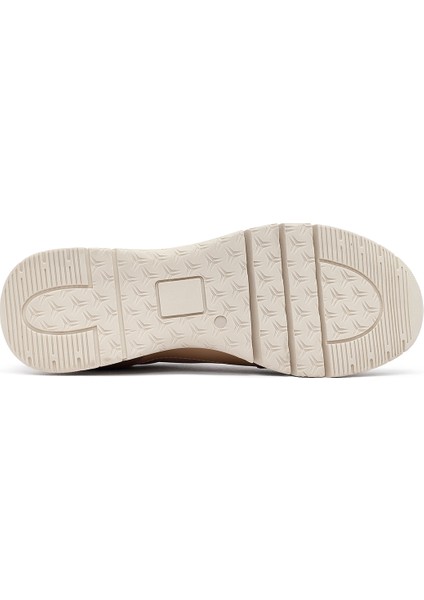 Kadın Vizon Bağcıklı Kalın Tabanlı Deri Sneaker 25AFD371014 fırsatları