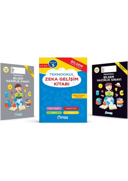 Bilsem Tablet Sınavı Seviye 1-2-3-4-5 ve 5'li Deneme modelleri